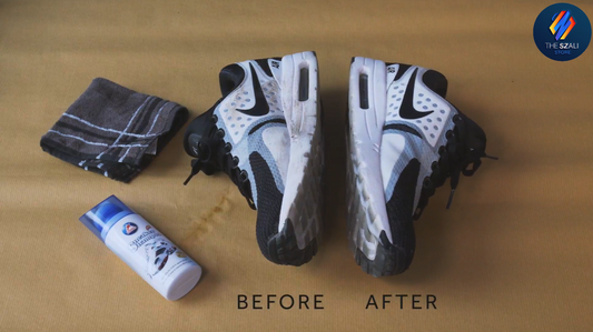 White Shoe Kit – Sneaker Shampoo, Shoe Whitener & Anti-Bacterial Extra White Cleaner | Brighten & Protect